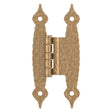 AMEROCK H-Type 3/8" Offset Cabinet Hinge (pair) in Champagne Bronze BPR3406CZ Front View