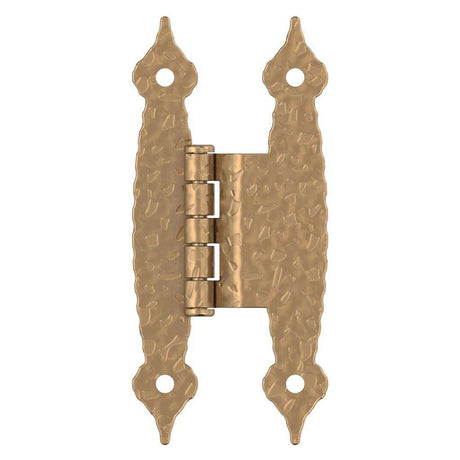 AMEROCK H-Type 3/8" Offset Cabinet Hinge (pair) in Champagne Bronze BPR3406CZ Front View