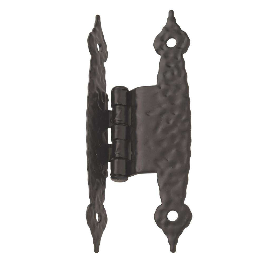 AMEROCK H-Type 3/8" Offset Cabinet Hinge (pair) in Colonial Black BPR3406CB Angle