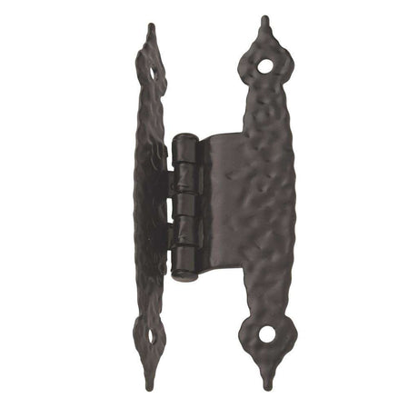 AMEROCK H-Type 3/8" Offset Cabinet Hinge (pair) in Colonial Black BPR3406CB Angle