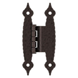AMEROCK H-Type 3/8" Offset Cabinet Hinge (pair) in Oil Rubbed Bronze BPR3406ORB Front View