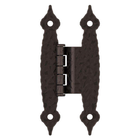 AMEROCK H-Type 3/8" Offset Cabinet Hinge (pair) in Oil Rubbed Bronze BPR3406ORB Front View