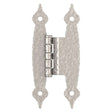 AMEROCK H-Type 3/8" Offset Cabinet Hinge (pair) in Satin Nickel BPR3406G10 Front View