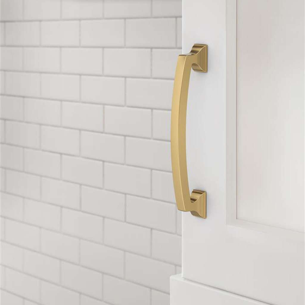 AMEROCK Incisive Cabinet Handle Pull in Champagne Bronze 128mm BP37122CZ Mounted