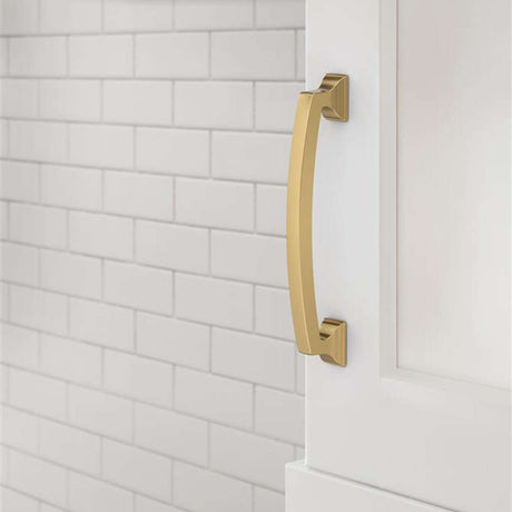 AMEROCK Incisive Cabinet Handle Pull in Champagne Bronze 128mm BP37122CZ Mounted