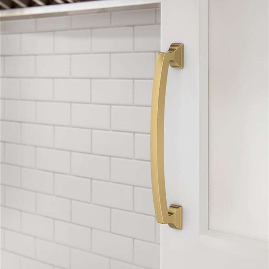 AMEROCK Incisive Cabinet Handle Pull in Champagne Bronze 160mm BP37123CZ Mounted