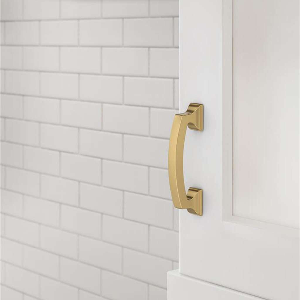 AMEROCK Incisive Cabinet Handle Pull in Champagne Bronze 3" BP37120CZ Mounted