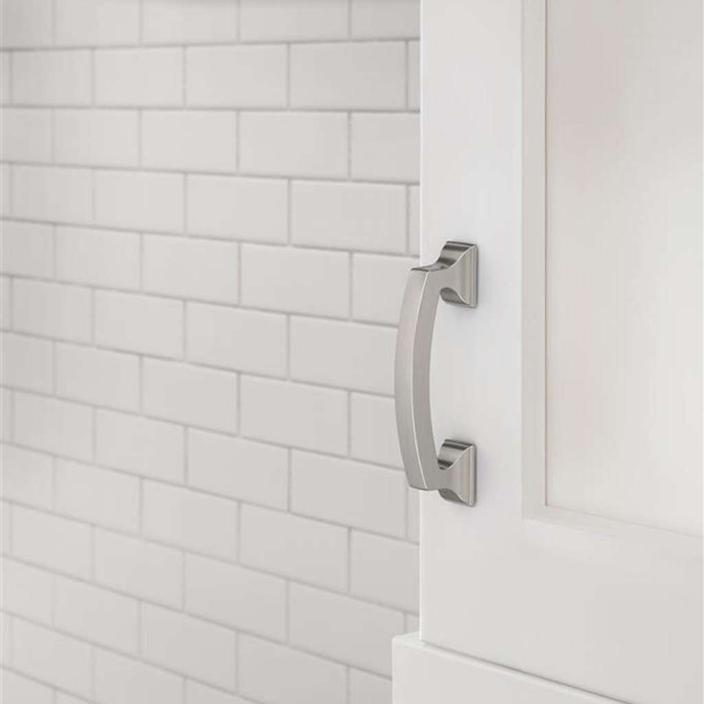 AMEROCK Incisive Cabinet Handle Pull in Satin Nickel 3" BP37120G10 Mounted