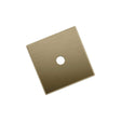 AMEROCK Ladera 1-3/16" Square Cabinet Knob Backplate in Golden Champagne BP37760BBZ
