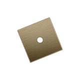 AMEROCK Ladera 1-3/16" Square Cabinet Knob Backplate in Golden Champagne BP37760BBZ