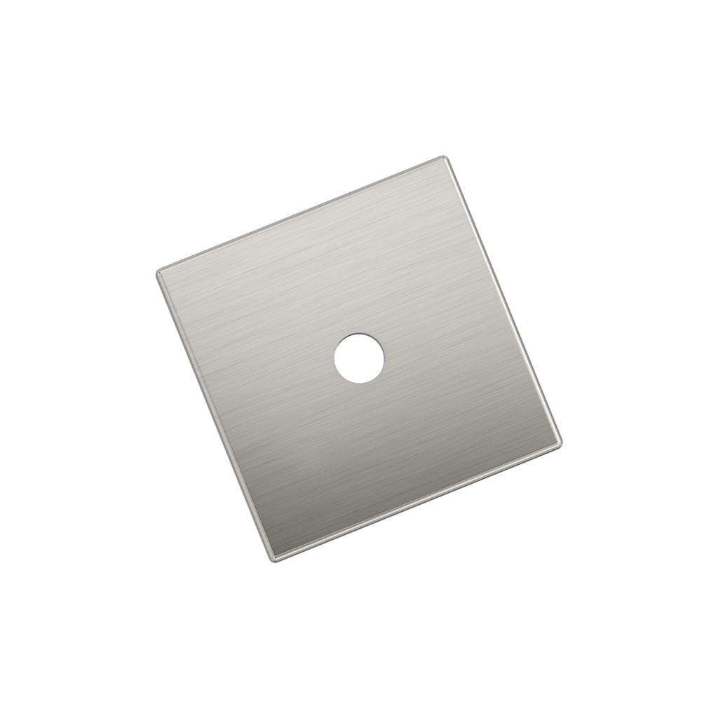 AMEROCK Ladera 1-3/16" Square Cabinet Knob Backplate in Satin Nickel BP37760G10
