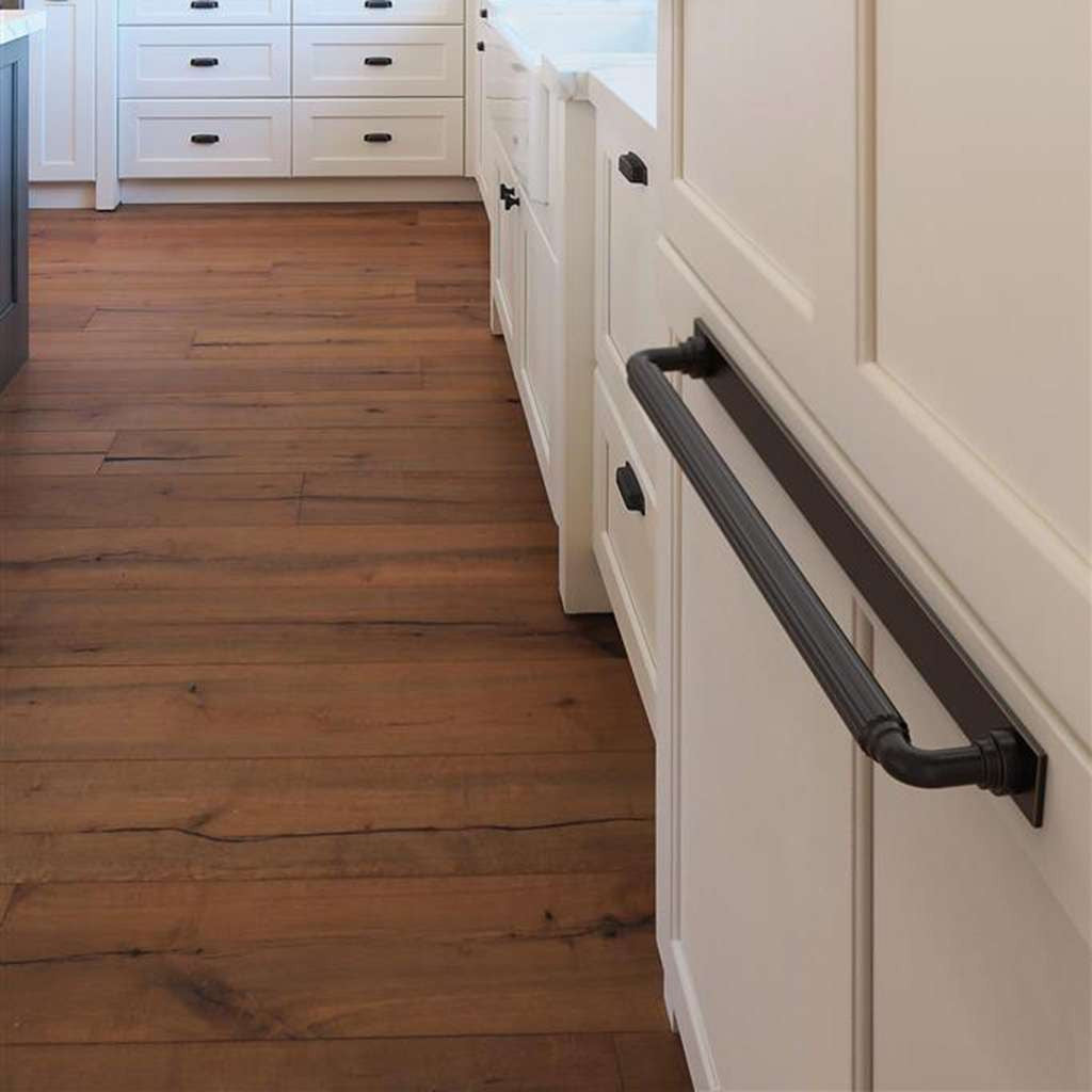 AMEROCK Ladera Rectangle Appliance Pull Backplate in Oil Rubbed Bronze 18" BP37770ORB Mounted