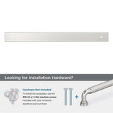 AMEROCK Ladera Rectangle Appliance Pull Backplate in Polished Chrome 12" BP3776926 Installation Hardware