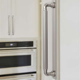 AMEROCK Ladera Rectangle Appliance Pull Backplate in Satin Nickel 12" BP37769G10 Mounted