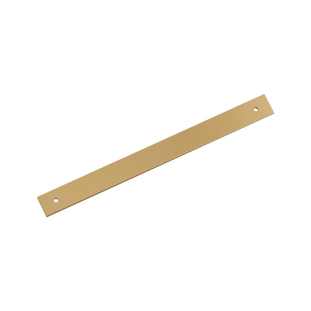 AMEROCK Ladera Rectangle Cabinet Handle Backplate in Champagne Bronze 256mm BP37767CZ