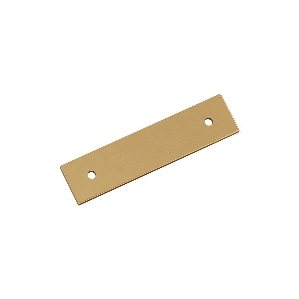 AMEROCK Ladera Rectangle Cabinet Handle Backplate in Champagne Bronze 3" BP37761CZ