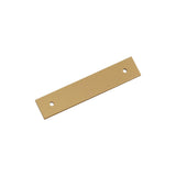 AMEROCK Ladera Rectangle Cabinet Handle Backplate in Champagne Bronze 96mm BP37762CZ