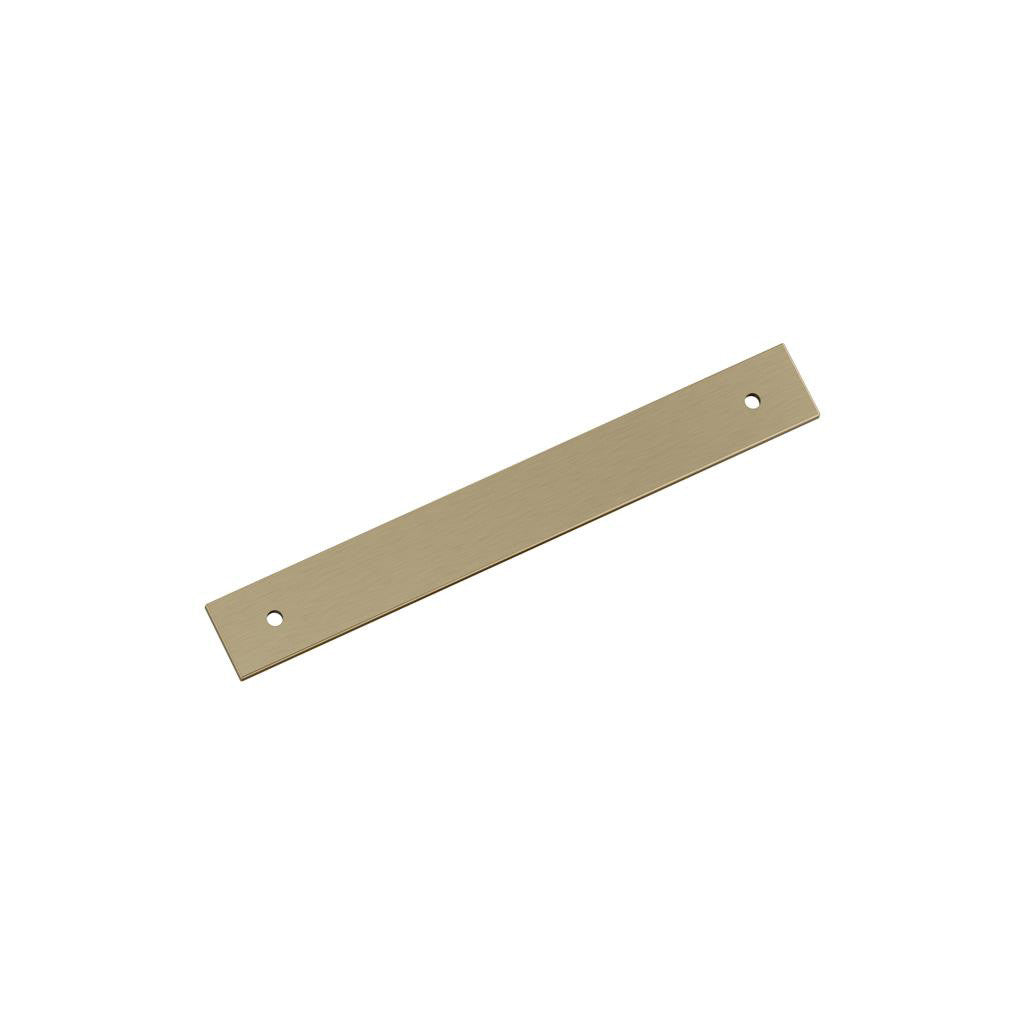 AMEROCK Ladera Rectangle Cabinet Handle Backplate in Golden Champagne 160mm BP37764BBZ