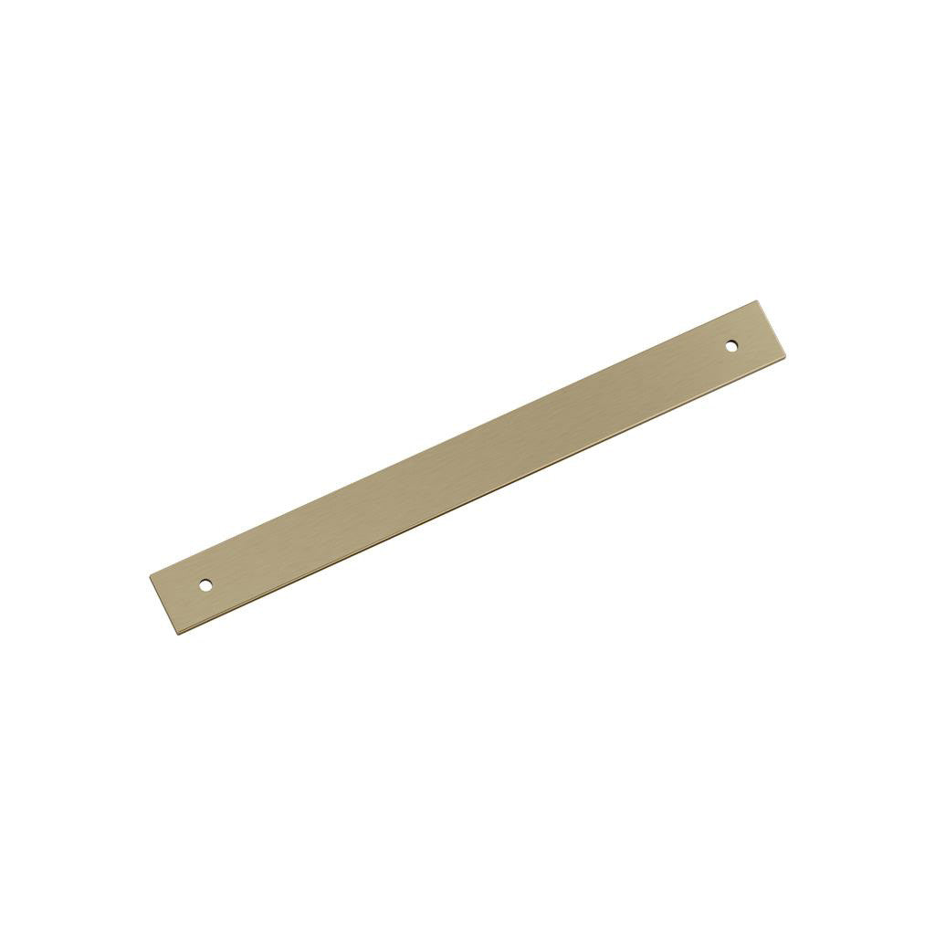 AMEROCK Ladera Rectangle Cabinet Handle Backplate in Golden Champagne 224mm BP37766BBZ