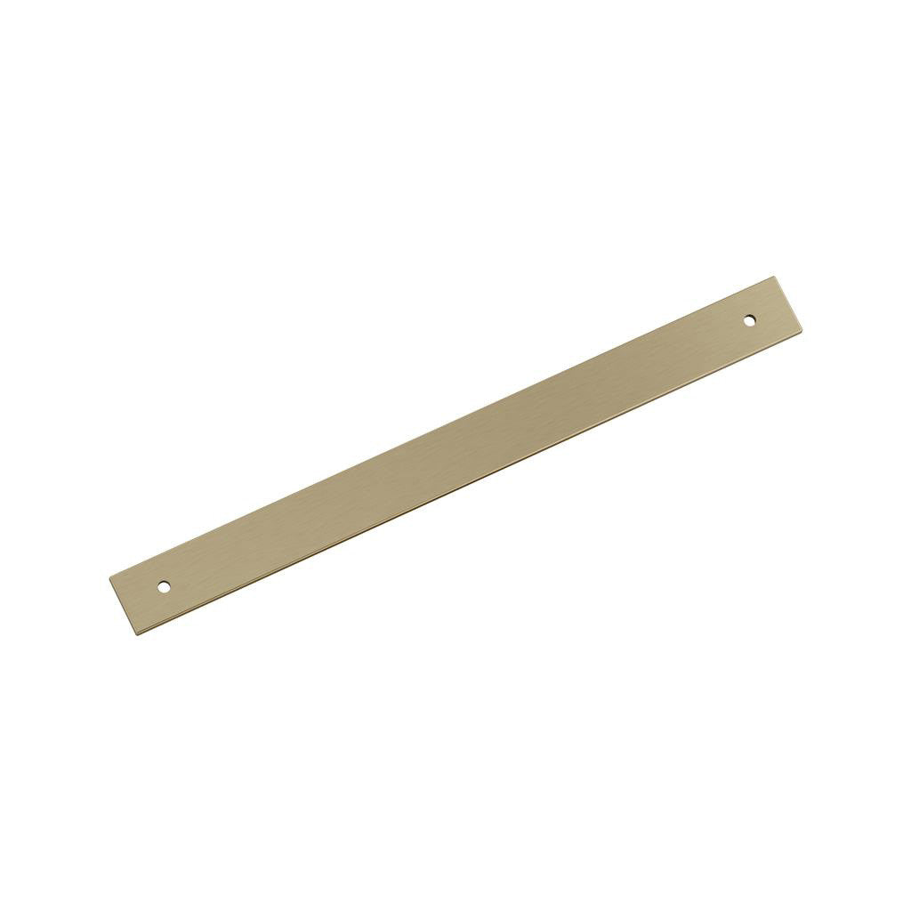 AMEROCK Ladera Rectangle Cabinet Handle Backplate in Golden Champagne 256mm BP37767BBZ