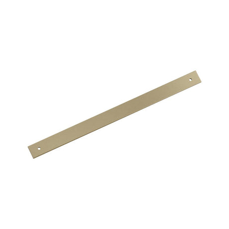AMEROCK Ladera Rectangle Cabinet Handle Backplate in Golden Champagne 320mm BP37768BBZ