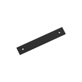AMEROCK Ladera Rectangle Cabinet Handle Backplate in Matte Black 128mm BP37763MB