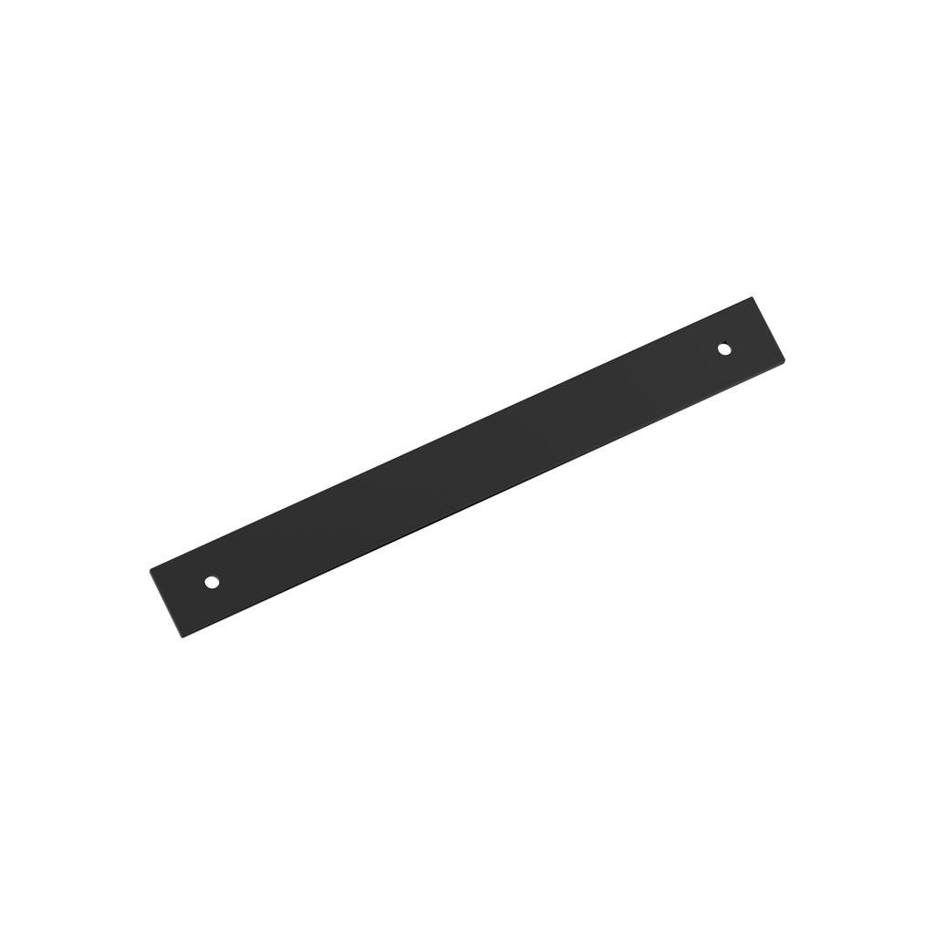 AMEROCK Ladera Rectangle Cabinet Handle Backplate in Matte Black 192mm BP37765MB