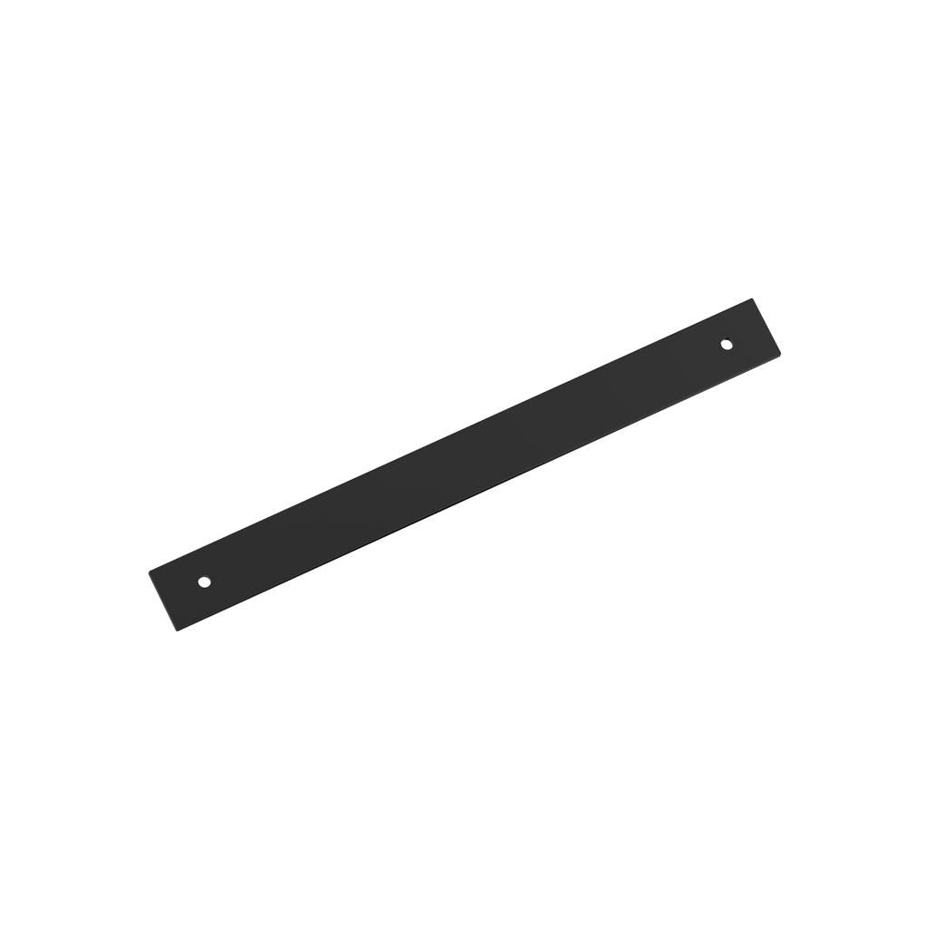 AMEROCK Ladera Rectangle Cabinet Handle Backplate in Matte Black 224mm BP37766MB