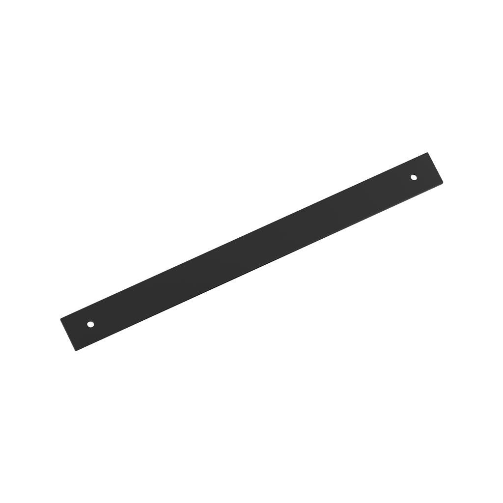 AMEROCK Ladera Rectangle Cabinet Handle Backplate in Matte Black 256mm BP37767MB