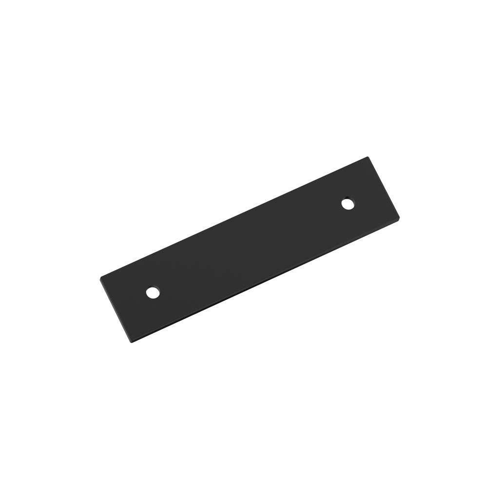 AMEROCK Ladera Rectangle Cabinet Handle Backplate in Matte Black 3" BP37761MB