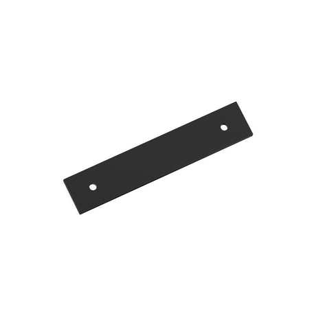AMEROCK Ladera Rectangle Cabinet Handle Backplate in Matte Black 96mm BP37762MB