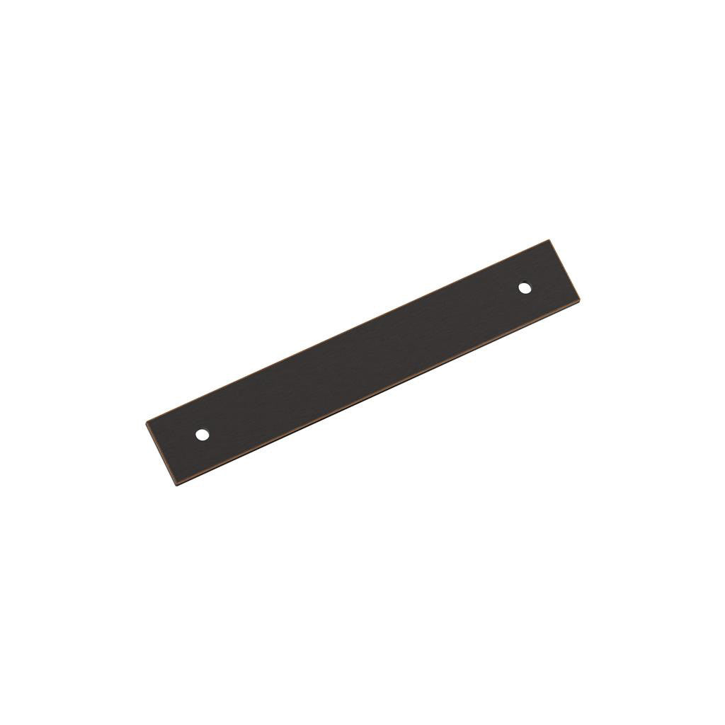 AMEROCK Ladera Rectangle Cabinet Handle Backplate in Oil Rubbed Bronze 128mm BP37763ORB