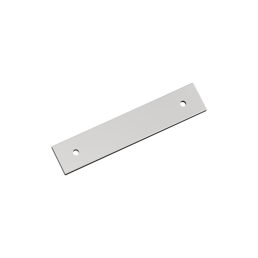 AMEROCK Ladera Rectangle Cabinet Handle Backplate in Polished Chrome 96mm BP3776226