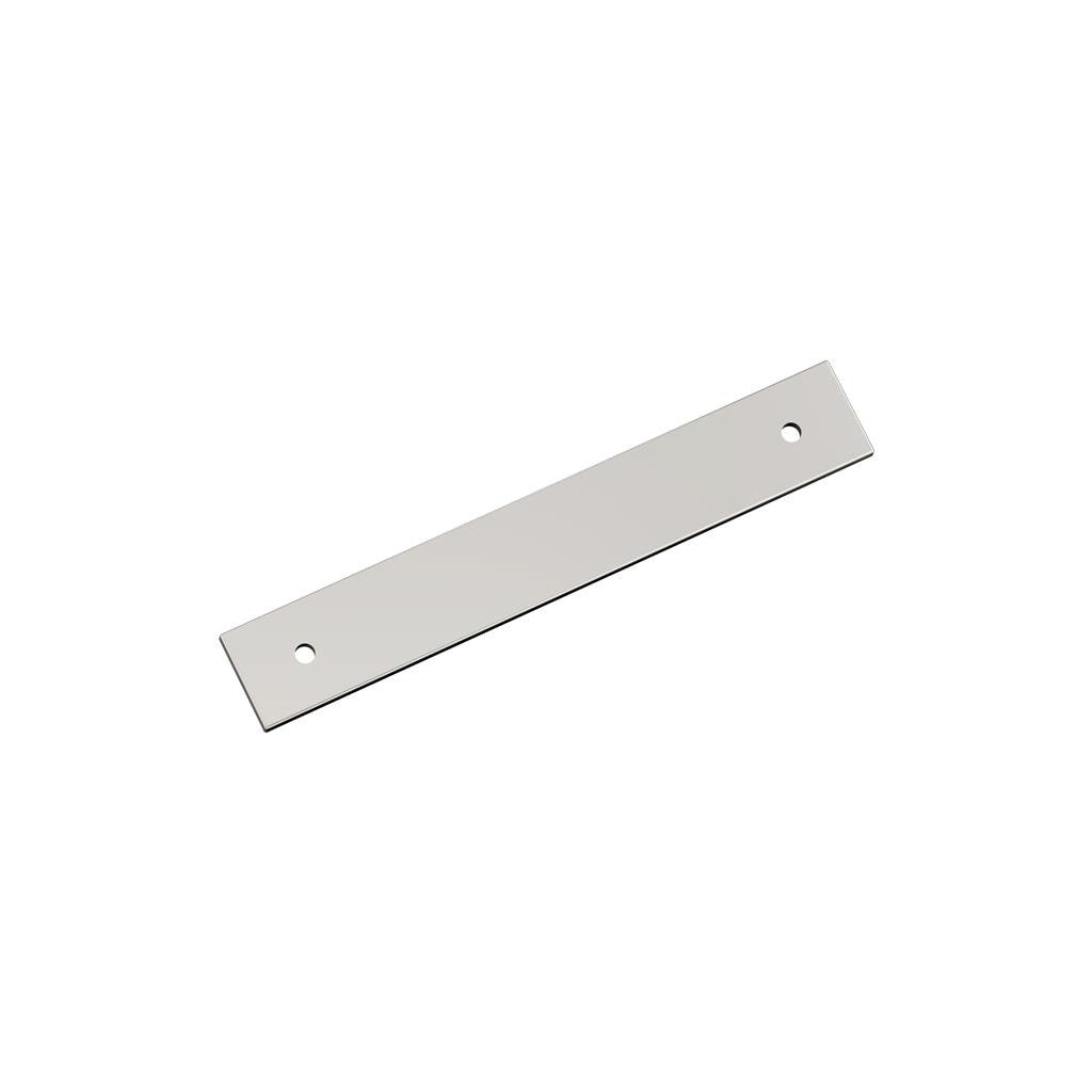 AMEROCK Ladera Rectangle Cabinet Handle Backplate in Polished Nickel 128mm BP37763PN