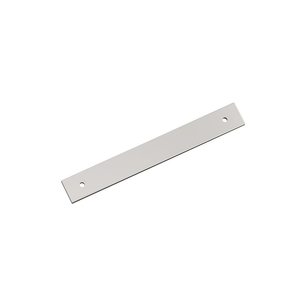 AMEROCK Ladera Rectangle Cabinet Handle Backplate in Polished Nickel 160mm BP37764PN