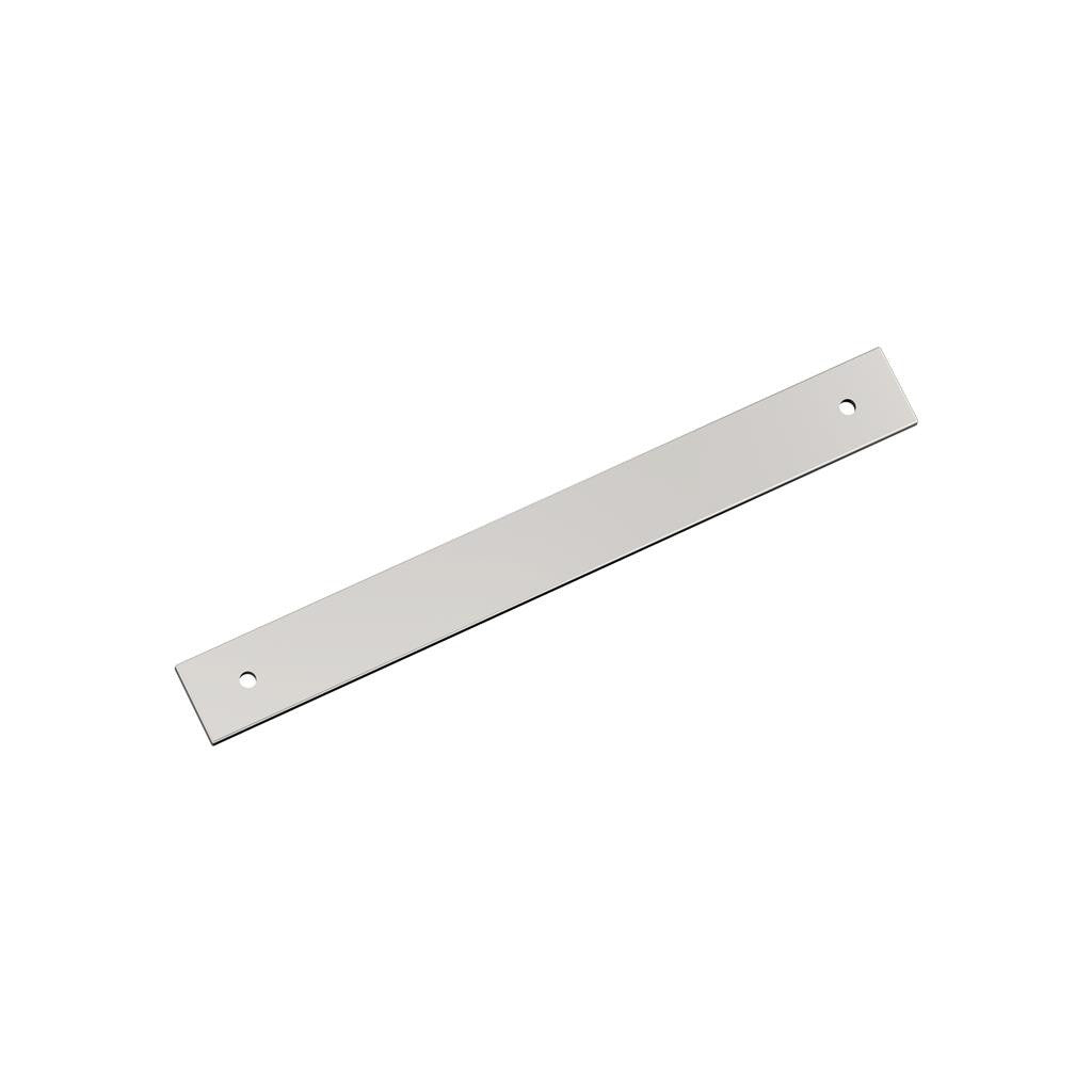 AMEROCK Ladera Rectangle Cabinet Handle Backplate in Polished Nickel 192mm BP37765PN