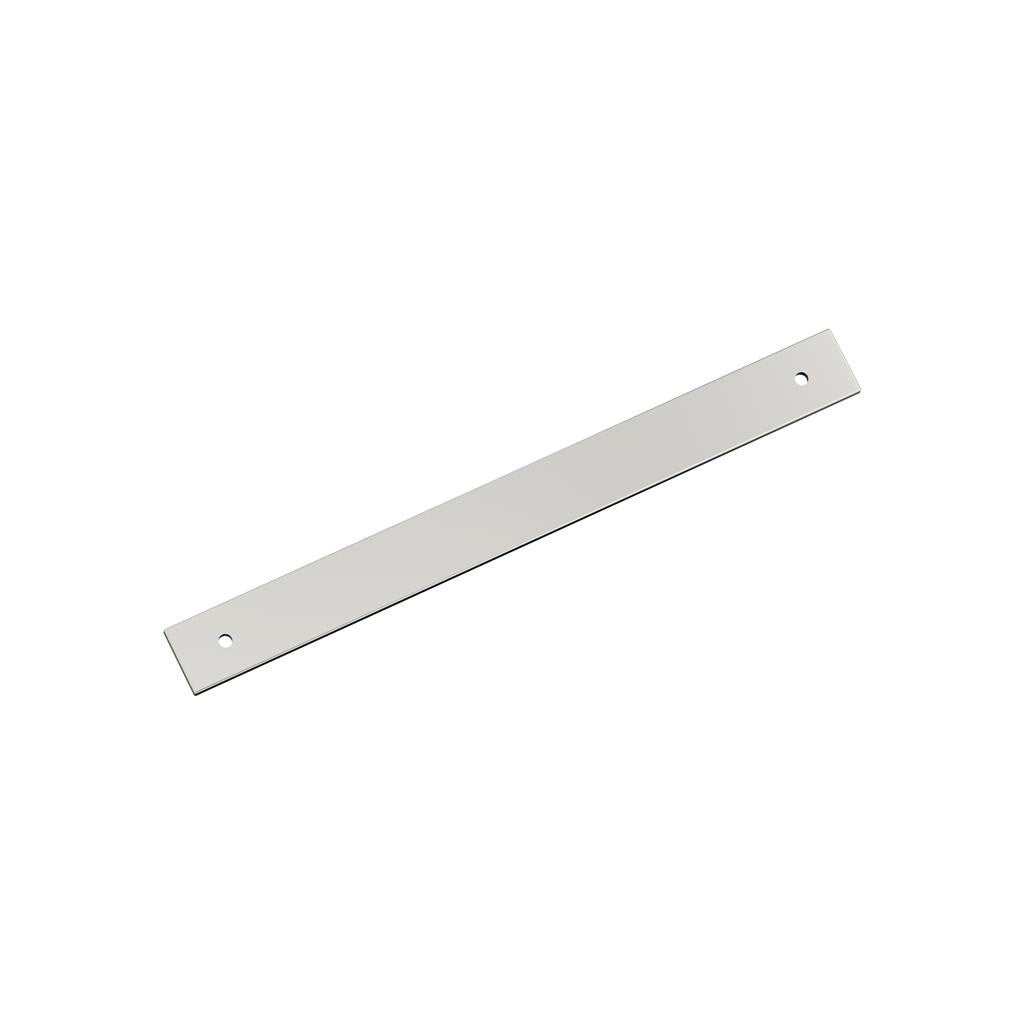 AMEROCK Ladera Rectangle Cabinet Handle Backplate in Polished Nickel 224mm BP37766PN