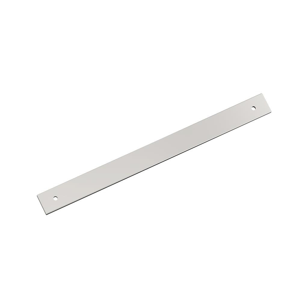 AMEROCK Ladera Rectangle Cabinet Handle Backplate in Polished Nickel 256mm BP37767PN