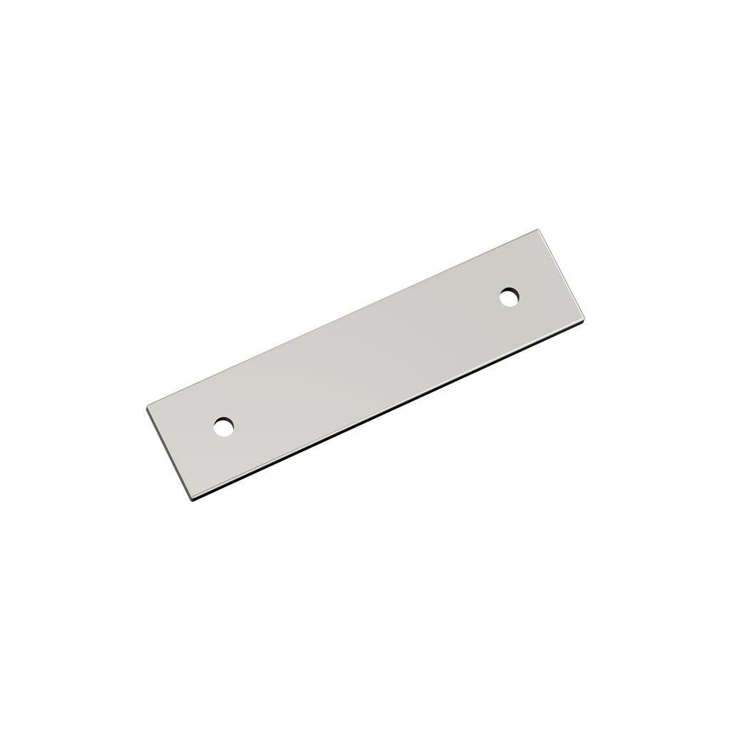 AMEROCK Ladera Rectangle Cabinet Handle Backplate in Polished Nickel 3" BP37761PN