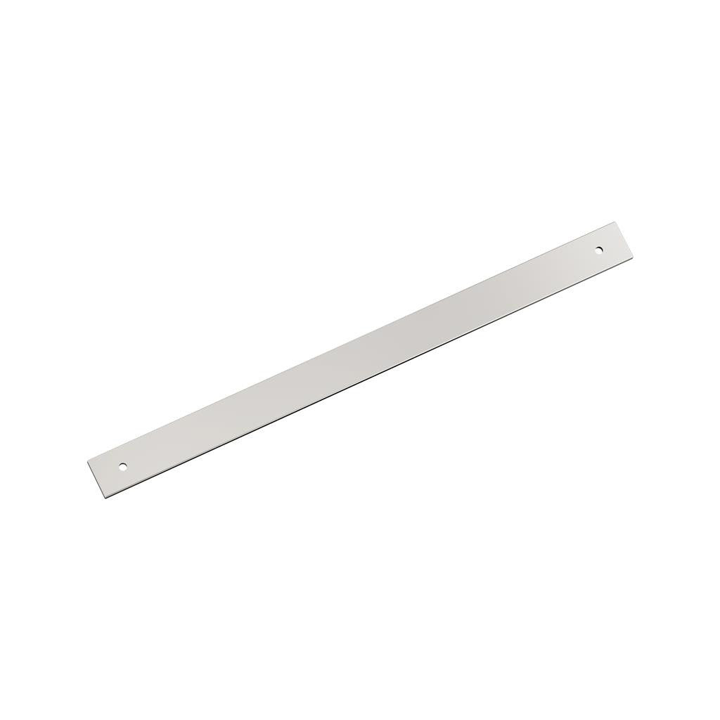 AMEROCK Ladera Rectangle Cabinet Handle Backplate in Polished Nickel 320mm BP37768PN