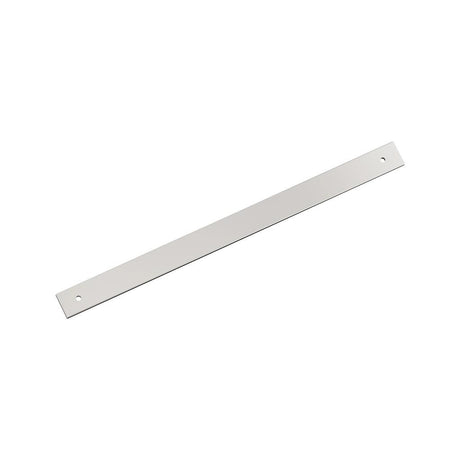 AMEROCK Ladera Rectangle Cabinet Handle Backplate in Polished Nickel 320mm BP37768PN