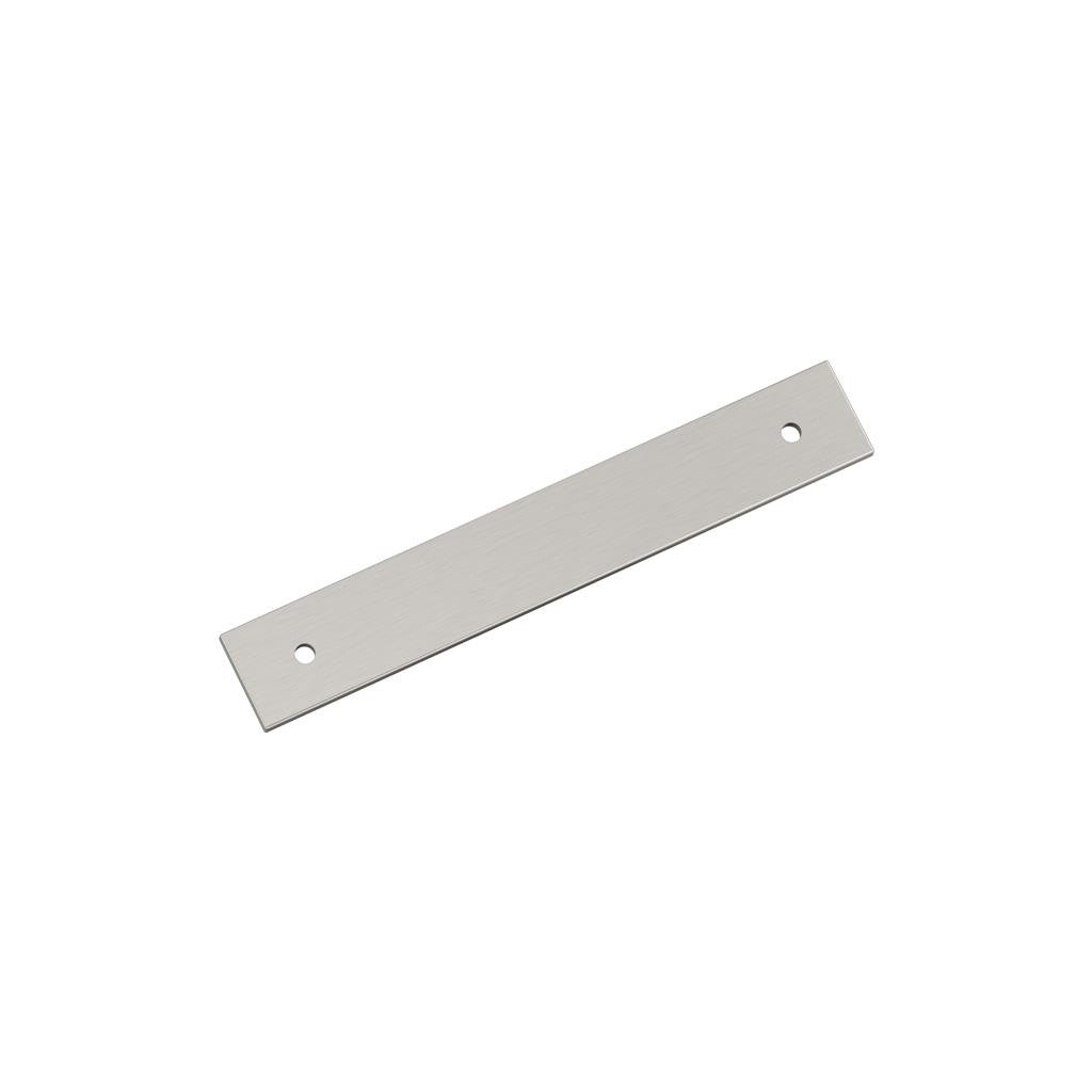 AMEROCK Ladera Rectangle Cabinet Handle Backplate in Satin Nickel 128mm BP37763G10