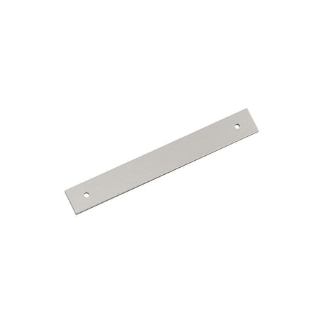 AMEROCK Ladera Rectangle Cabinet Handle Backplate in Satin Nickel 160mm BP37764G10
