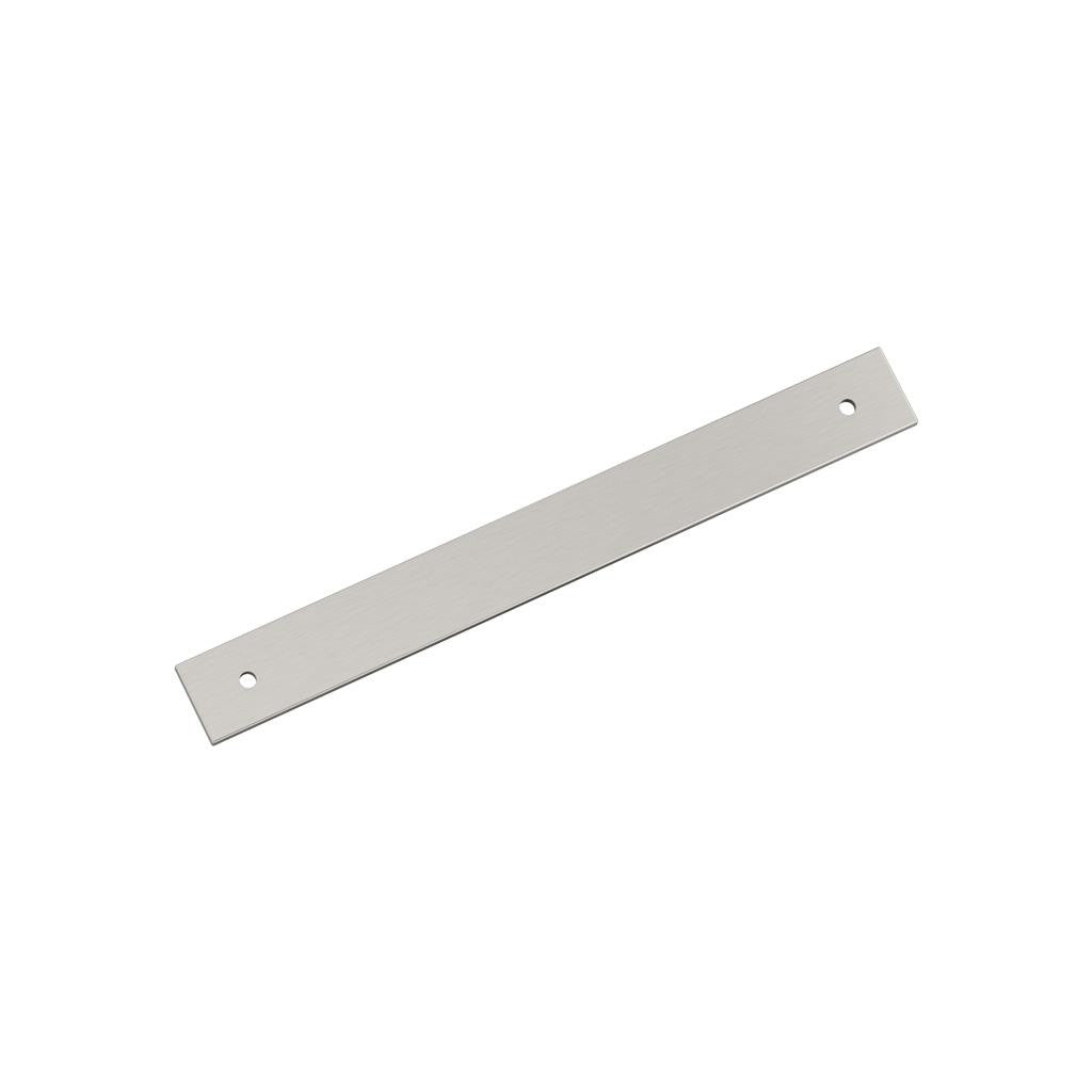 AMEROCK Ladera Rectangle Cabinet Handle Backplate in Satin Nickel 192mm BP37765G10