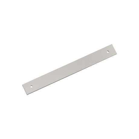 AMEROCK Ladera Rectangle Cabinet Handle Backplate in Satin Nickel 192mm BP37765G10
