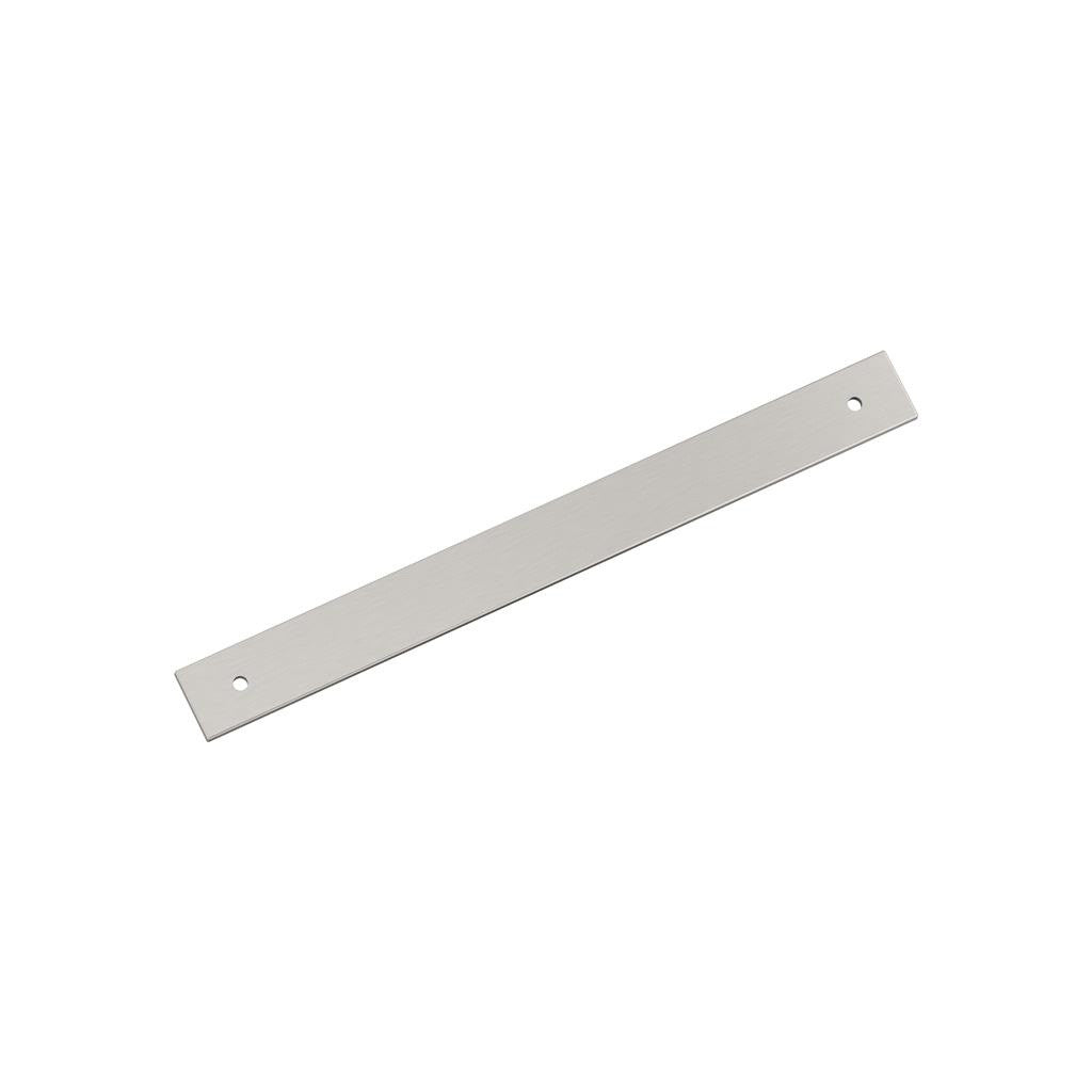 AMEROCK Ladera Rectangle Cabinet Handle Backplate in Satin Nickel 224mm BP37766G10
