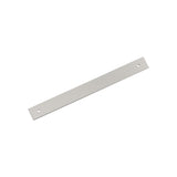 AMEROCK Ladera Rectangle Cabinet Handle Backplate in Satin Nickel 224mm BP37766G10
