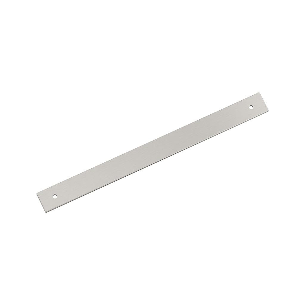 AMEROCK Ladera Rectangle Cabinet Handle Backplate in Satin Nickel 256mm BP37767G10