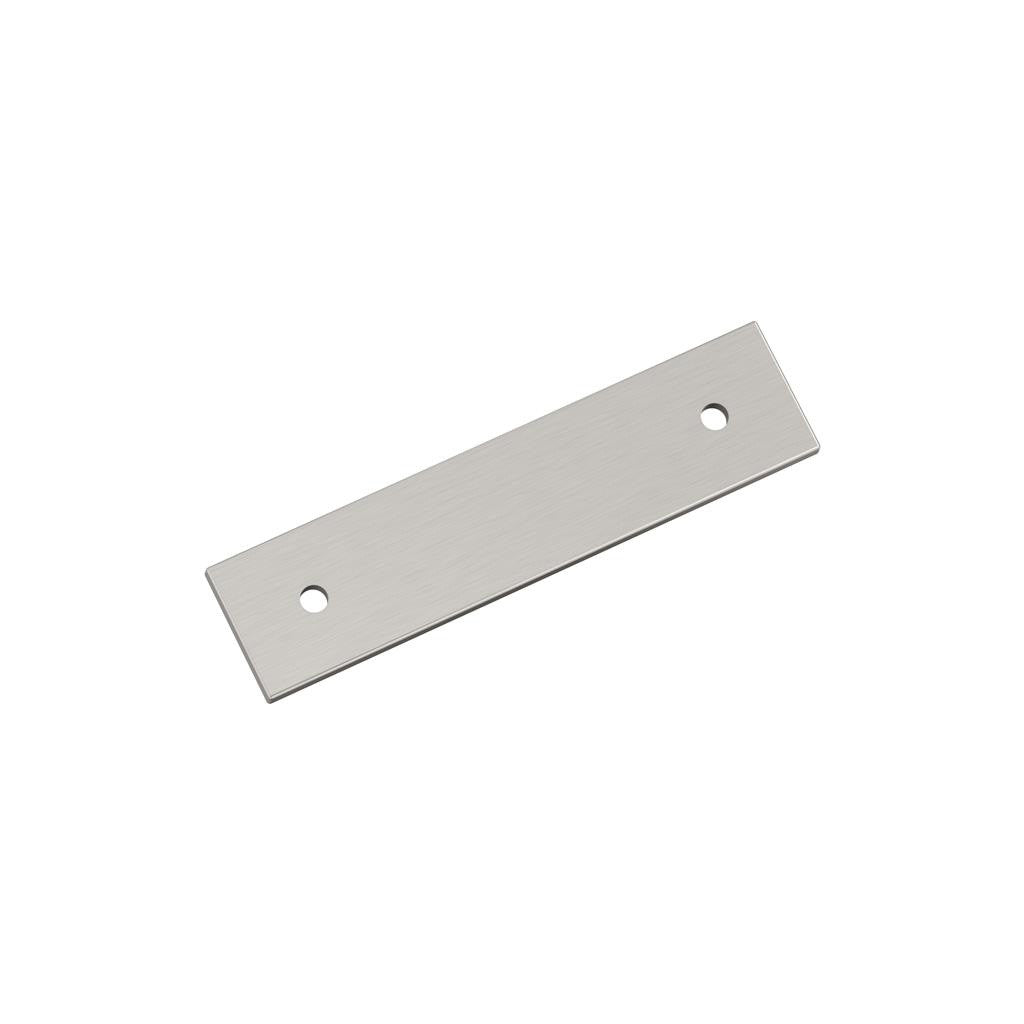AMEROCK Ladera Rectangle Cabinet Handle Backplate in Satin Nickel 3" BP37761G10