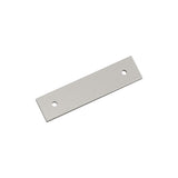 AMEROCK Ladera Rectangle Cabinet Handle Backplate in Satin Nickel 3" BP37761G10